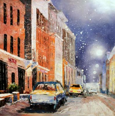 Street in the snow (Gift To Bosses). Vevers Christina