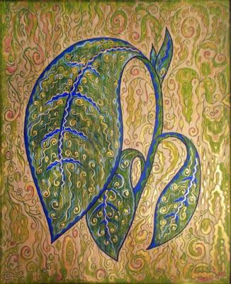 A Leaf of the Green Kingdom (The Tropical Greenery). Razumova Lidia