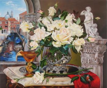 Roses (based on the painting by Dmitry Vlasov). Shaykina Natalia