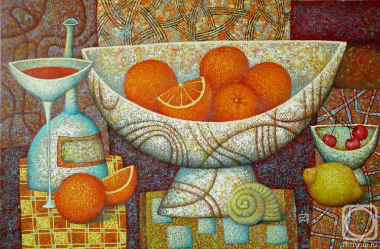 Sulimov Alexandr. Still life with oranges