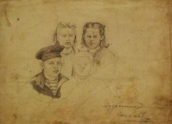 Family portrait. Galahov Leonid