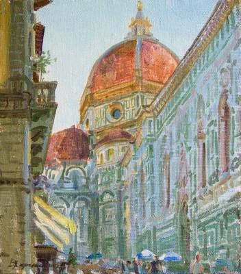 The morning in the cathedral square. Kharchenko Victoria