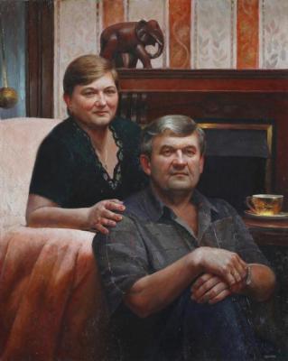 Portrait of a family (The Author S Paintings). Shustin Vladimir