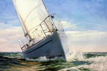 Under a white sail. Lagno Daria