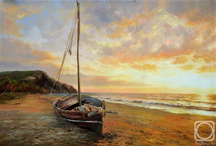 Lagno Daria. Sunset on the Paradise Island