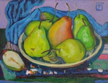 Pears (Pears On A Plate). Li Moesey