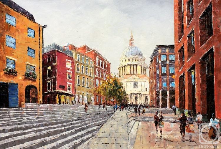 Vevers Christina. London City View of St. Paul's Cathedral