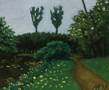 Картина «Сумерки в парке»