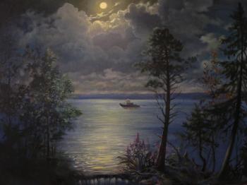 Moonlit Night on obi. Mihajljukov Nikolay