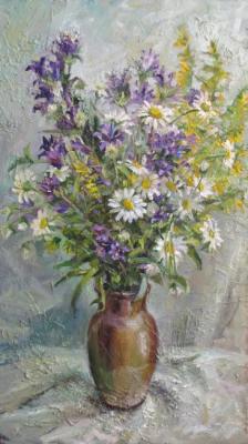 Daisies and bluebells