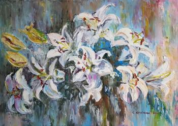 Lilies in the Rain. Kruglova Svetlana