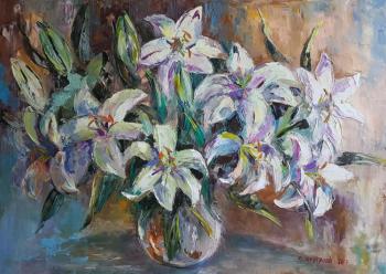 Lilies in the vase. Kruglova Svetlana