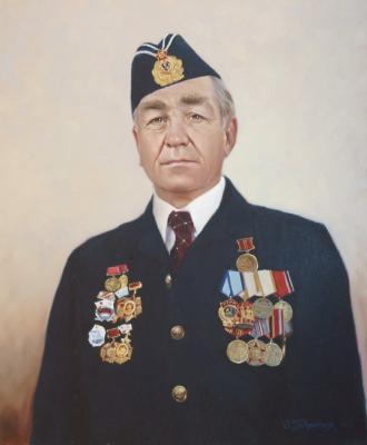 Portrait of veteran Bazhukhin B.A