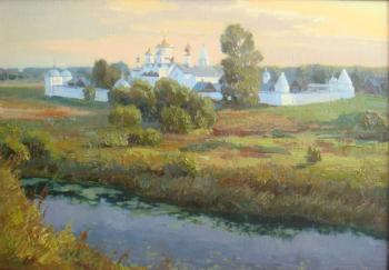 Suzdal. Intercession Monastery on a summer evening