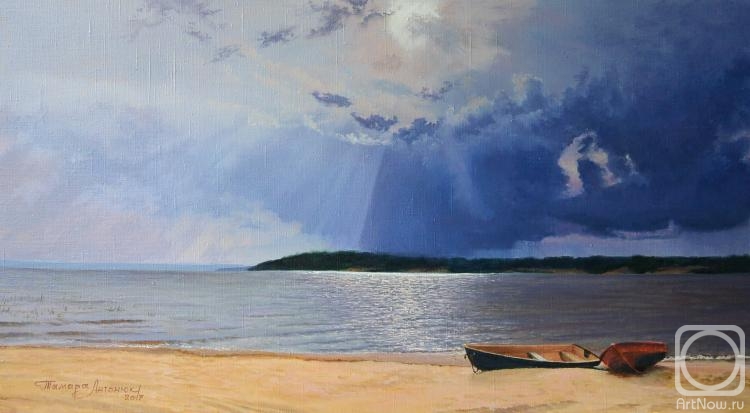 Antonyuk Tamara. Clouds over the Volga