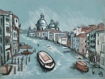 Venice. Motor ship. Lukaneva Larissa