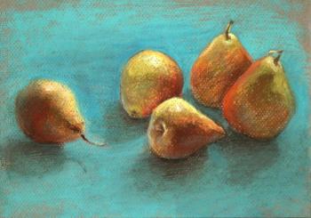 Still life with pears. Orfenova Tatyana