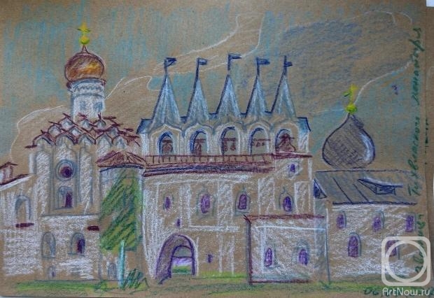 Kataeva Galina. Belfry of the Tikhvin Assumption Monastery