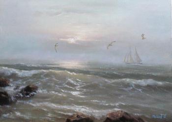 In the sea. Panov Aleksandr