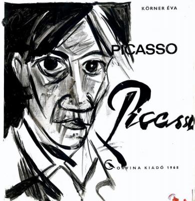 The sketches on the pages of the book Korner Eva *Picasso -1