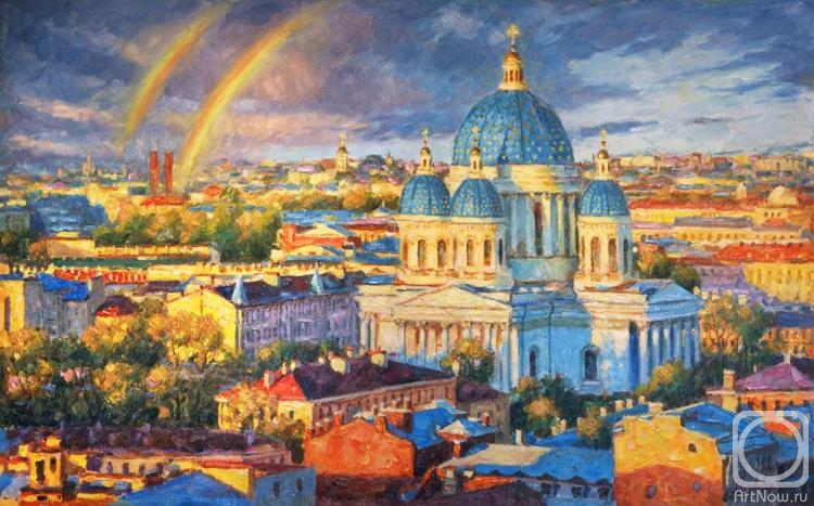 Razzhivin Igor. Rainbow mood of the Northern capital