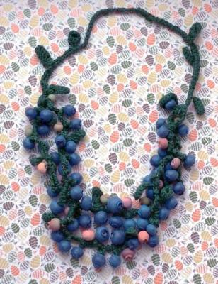 Blueberry beads. Lapygina Anna
