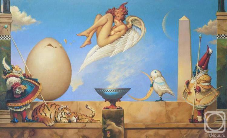    .  . The guard of the dreams (By Michael Parkes)