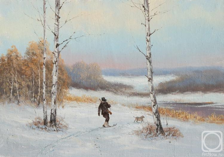 Lyamin Nikolay. To hunt. Winter Sketsh