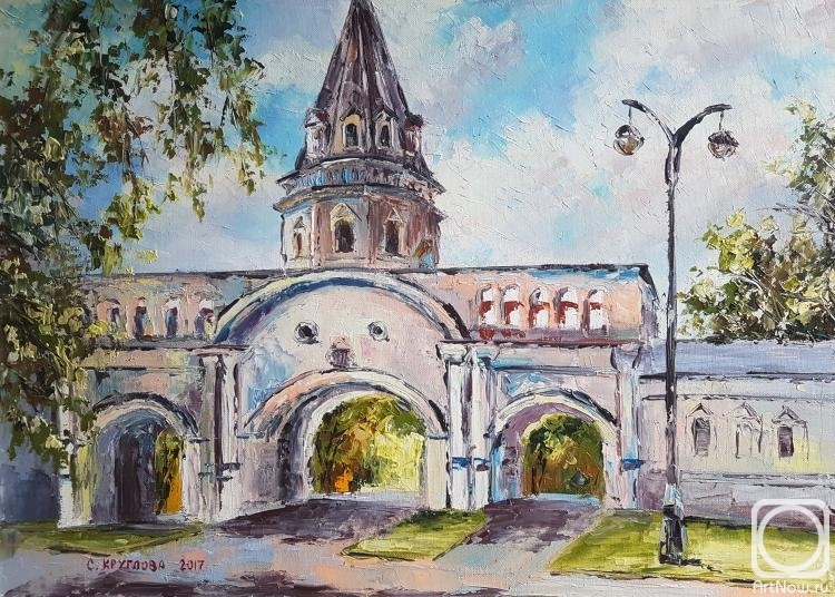 Kruglova Svetlana. Front entrance gates of the manor Izmailovo