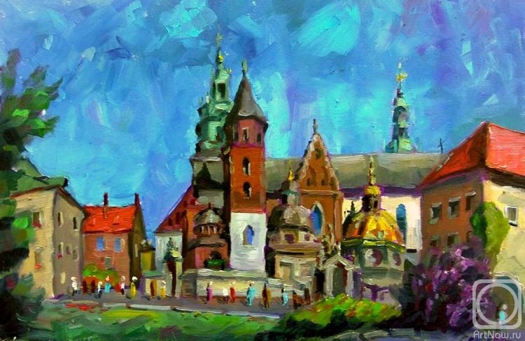 Silaeva Nina. Cathedral and St. Stanislaus in Wawel castle in Krakow