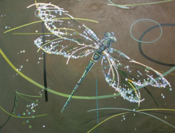 Blue dragonfly. Odnolko Natalia