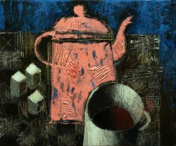 Painted teapot. Shustov Andrey