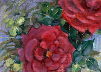 Red roses. Myasnikova Tatyana