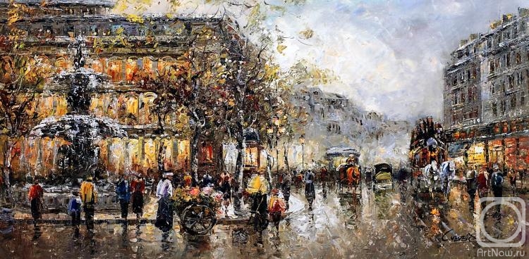 ������� ������ �� ������. ������ ��������. ������ ������ ������� �������� Place du Palais Royale et Comedie Francaise