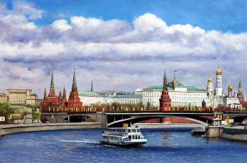 River trip on the Moscow river. Romm Alexandr