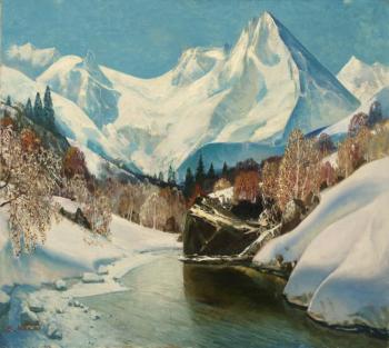 Winter in mountains ( ). Mekhed Vladimir