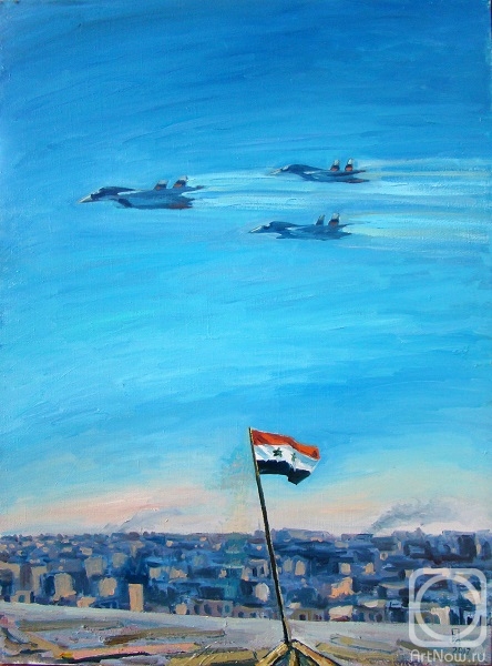 Zlobin Pavel. Peaceful skies over Aleppo