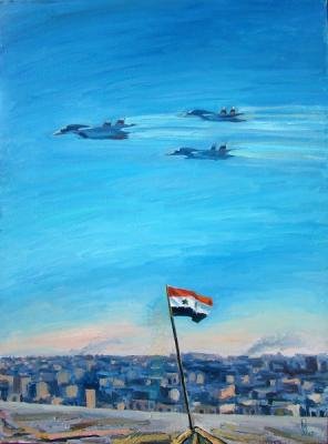 Peaceful skies over Aleppo. Zlobin Pavel