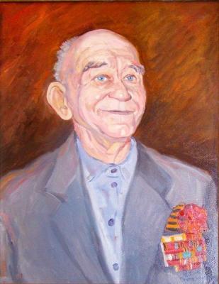 Portrait of WWII veteran M.V. Chislov