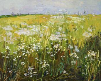 Field daisies. Vilkova Elena