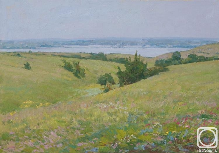 Panov Igor. The hills in the Volga