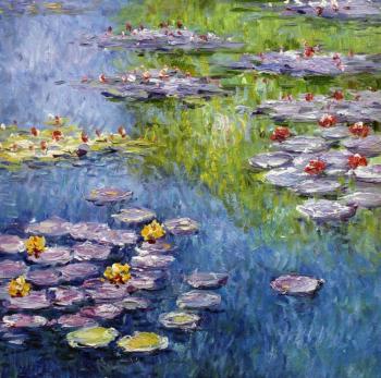 Water Lilies, N19. Claude Monet (copy). Kamskij Savelij