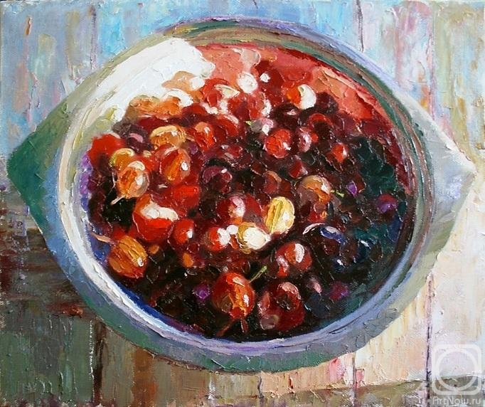 Rudnik Mihkail. Berries in the iron bowl