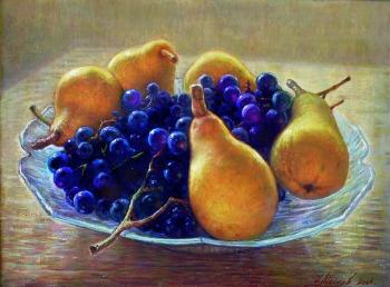 Pears and grapes. Maykov Igor