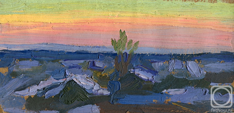 Yudaev-Racei Yuri. Sunset. Domodedovo