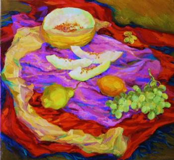 Holiday. Still life with melon. Mirgorod Igor