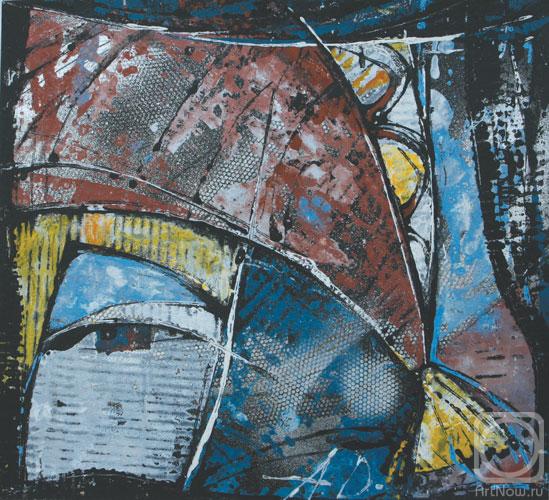 Demyshev Aleksandr. Sleeping violin (right side of the triptych)