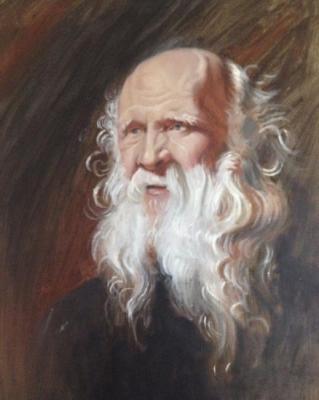 Portrait of an old man. Saltykova Yulia