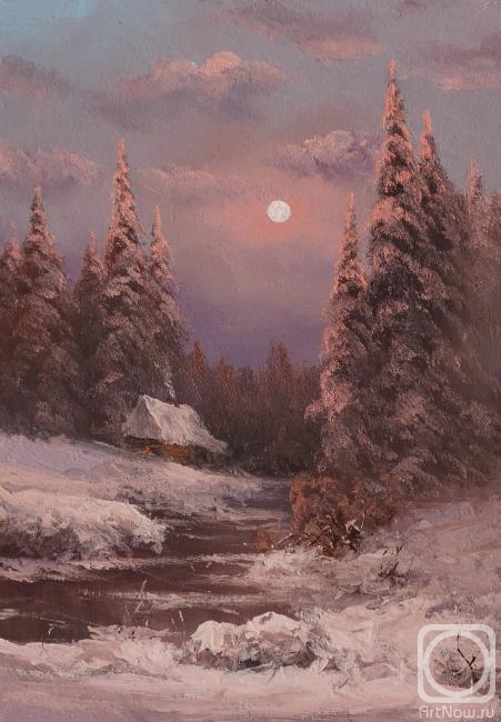 Lyamin Nikolay. The moon, night