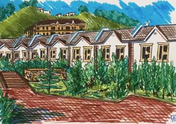 Krasnoyarsk. Townhouses (sketch)